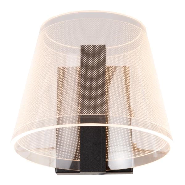 Lucide KORGIS - Wandleuchte Badezimmer - LED - 1x10W 3000K - IP44 - Transparent - detail 3